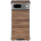 Natural Walnut Wood Google Pixel 7a Clear Case